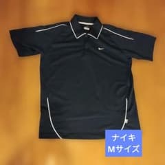 ★美品★NIKE メンズ ポロシャツ ブラック スポーツウェア M ゴルフテニス