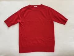 VERMEIL 五分袖ニット カシミヤのサムネイル