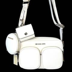 ☆新品タグ付き☆MICHAEL KORS オフホワイト ショルダーバッグ - メルカリ
