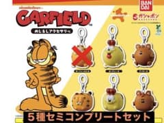 ガーフィールド めじるしアクセサリー 5種セミコンプリートのサムネイル