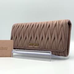miumiu 長財布 マテラッセ 折り財布 ギャランティ付き 5MH109 - メルカリ