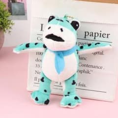 敬礼　カエル　キーホルダーのサムネイル