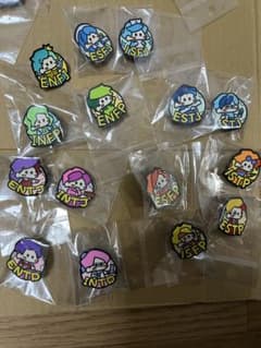 MBTIキャラクターピンバッジ15個セットのサムネイル