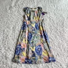 新品　ON,DO & RELAX ロングワンピース　リバティ　ノースリーブ　L 新品 ON,DO & RELAX ロングワンピース リバティ ノースリーブ L - メルカリ