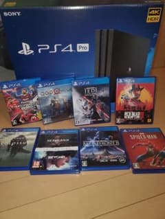 [最終価格] PS4 Pro １TB ゲームソフト ８本セットのサムネイル