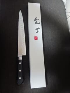 釜浅商店　本焼　筋引　240ミリ　VG1　大幅値引き中 釜浅商店 本焼 筋引 240ミリ VG1 最終値引き中 - メルカリ
