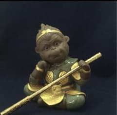 Pottery Studio, Exquisitely Detailed Sculpture, Fine Art, Monk Equal to Heaven, Study Room Ornament