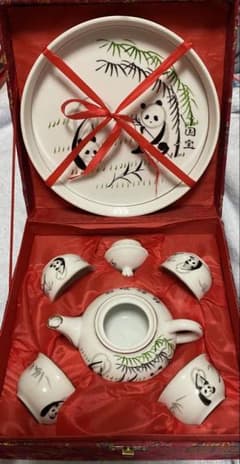 中国茶器セット　2箱セット　パンダのサムネイル