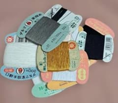 家庭用まとめ売り 手芸 裁縫　手縫い糸　しつけ糸のサムネイル