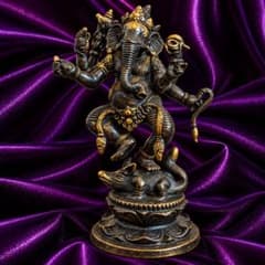 【特級呪物】万願成就 黒金ガネーシャ 富と成功への道を切り拓く神 曰く付きのサムネイル