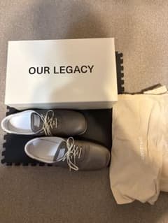 OUR LEGACY SNEAK IN サイズ41 シルバー スニークイン