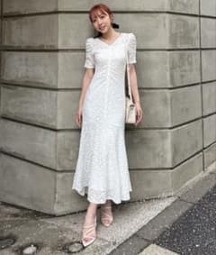 バンピーレースマーメイドワンピース