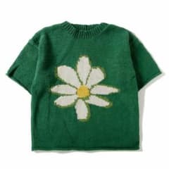 MacMahon Knitting Mills 半袖 フラワー Flower 緑 - メルカリ