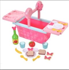 新品　未使用　ディズニー　ミニー　ままごと　ピクニック　セット　キッチン　料理のサムネイル