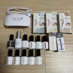 GelMe1 ミラーライト＋ジェルネイル12本＋トップジェル＋はがせるベース GelMe1 ミラーライト＋ジェルネイル12本＋トップジェル＋はがせる
