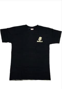 ゴジラ 浮世絵風デザイン Tシャツ ブラックのサムネイル