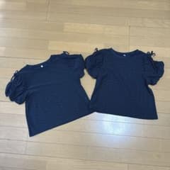 ネイビー　Tシャツ　サイズ150 ２つセットのサムネイル