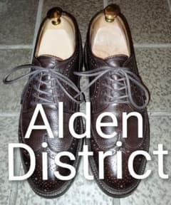 Alden◇オールデン◇District◇ダークブラウン◇ウィングチップ◇7D 