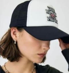 moussy × the black eye patch メッシュキャップ 白 - メルカリ