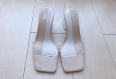 ZARA クリアヒールサンダルのサムネイル