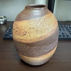 橘吉 陶器 花瓶 壺 銘入り フラワーベース - メルカリ