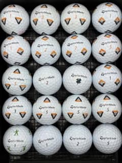 To Mr./Ms. Tomi: TaylorMade TP5 TP5X Golf Balls (20 balls, lost balls)