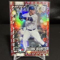 신작 오카모토 카즈마 2026 Topps Holiday 레드 RC