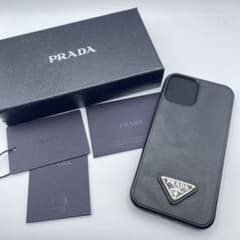 良品✨️プラダ iPhone12/12Pro ケース ブラック 三角ロゴ - メルカリ