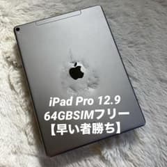 早い者勝ち】iPad Pro 12.9 64GB SIMフリー 【すぐ発送】 - メルカリ