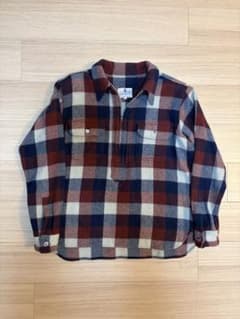 アベイシングエイプ 90年代 NIGO期 ハーフジップチェックネルシャツ XL アベイシングエイプ 90年代 NIGO期 ハーフジップチェックネルシャツ XL