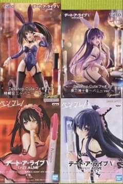デート•ア•ライブⅤ 時崎狂三 夜刀神十香 フィギュア まとめ売り 4点
