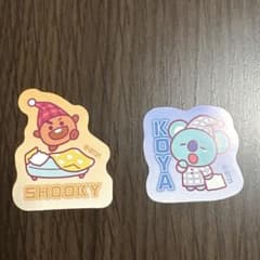 BT21 스티커 SHOOKY KOYA 2장 세트