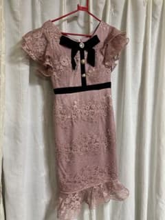 ピンクレースドレス Mサイズ　定価6000円　dazzy storeのサムネイル
