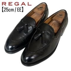 極美品】REGAL 25 018 レザー タッセル ローファー 冠婚葬祭 黒 - メルカリ