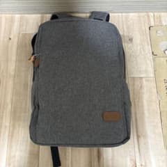 シンプル グレー リュック バックパックのサムネイル