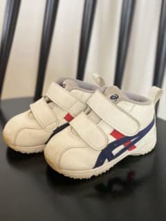 【asics 13.5cm】ベビーシューズ ホワイト/ネイビーのサムネイル