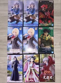 【新品未開封】犬夜叉　わたなれ　ジョジョなど　フィギュア　9個セット　まとめ売り 新品未開封】犬夜叉 わたなれ ジョジョなど フィギュア 9個セット