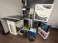 自作 PC デスクトップ タワー ケース 3セット （ 内部パーツ付 ） LED 自作 PC デスクトップ タワー ケース 3セット （ 内部パーツ付 ） LED