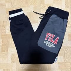 FILA カジュアルパンツ 110サイズ ブラック/グレーのサムネイル