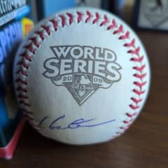 松井秀喜　2009年ワールドシリーズ公式ボール サイン入り 松井秀喜 2009年ワールドシリーズ公式ボール サイン入り - メルカリ