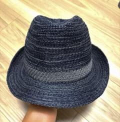 中折れハット ネイビー Lサイズ 58cm メンズのサムネイル
