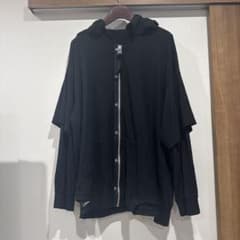 24SS TEEカスタムハトメZIPパーカー サイズ2 ブラック - メルカリ