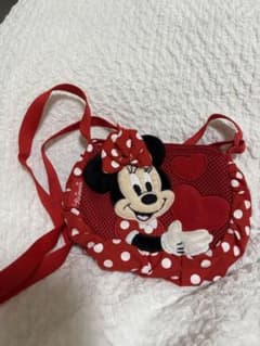 ディズニー ミニーマウス ポシェット 赤 水玉のサムネイル