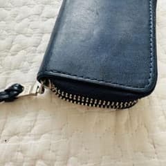 キーケース　メンズ　ビンテージ　ネイビー　YKK スマートキー　車　家　鍵のサムネイル