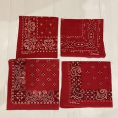 バンダナ　100枚　まとめ売り　60s 70s USA製　ビンテージ 60s 70s ビンテージ バンダナ vintage まとめ売り USA - メルカリ