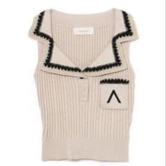 Andmary Mila ribbon knit topsのサムネイル