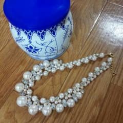 お呼ばれにぴったり★　パールネックレスのサムネイル