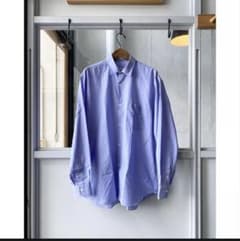 comoli 22AW sax stripe shirt サイズ1 コモリシャツ - メルカリ