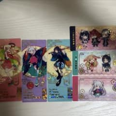 かぐや姫！　ラウンドワン　箔押しチケット風クリアカード　コンプセット 超かぐや姫！ ラウンドワン 箔押しチケット風クリアカード コンプ