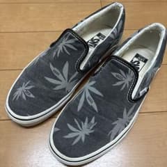 VANS Classic Slip-On リーフ柄 グレー US8 26cmのサムネイル